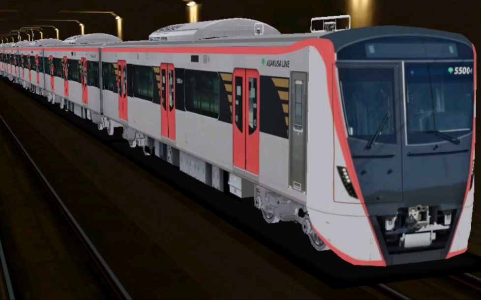 【hmmsim 2】运营于浅草线的都营5500系(走向:日本桥→京急川崎,本