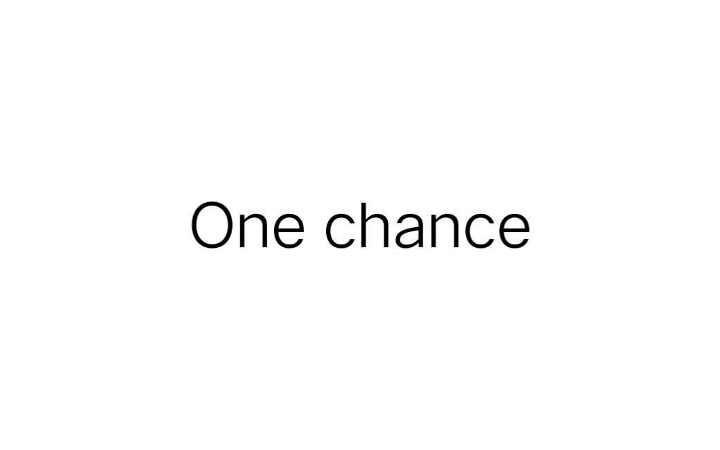 [图]one chance