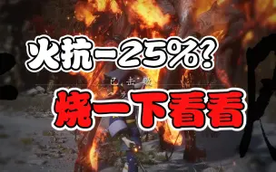 Скачать видео: 步云鹿的火抗是-25%？我们来试试有多怕火【黑神话】非轮椅逃课注意