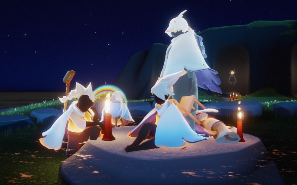 【光遇日常】与白鸟先祖的合影