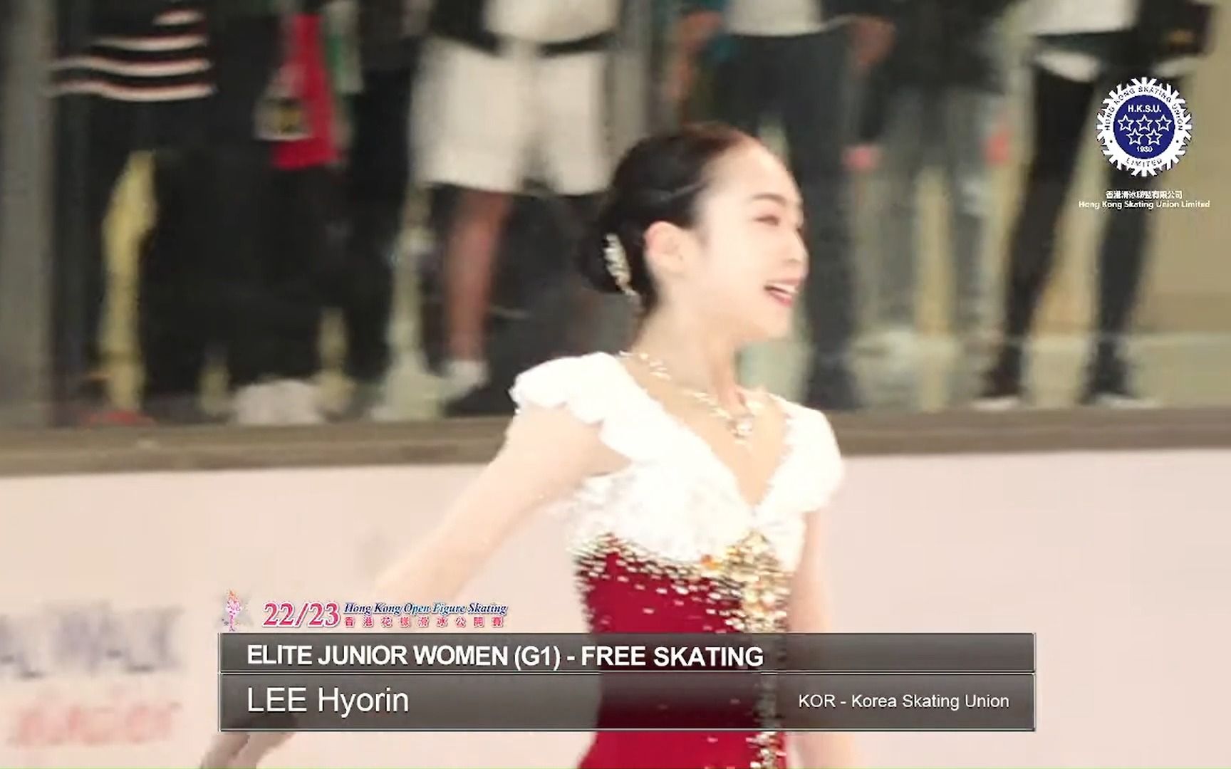 Lee Hyorin 韩国选手 Elite Junior Women 自由滑 2023年香港花样滑冰公开赛哔哩哔哩bilibili