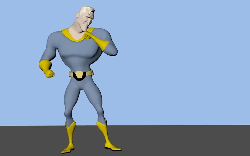 maya动画师角色表演拳击准备动作徘徊动画教程