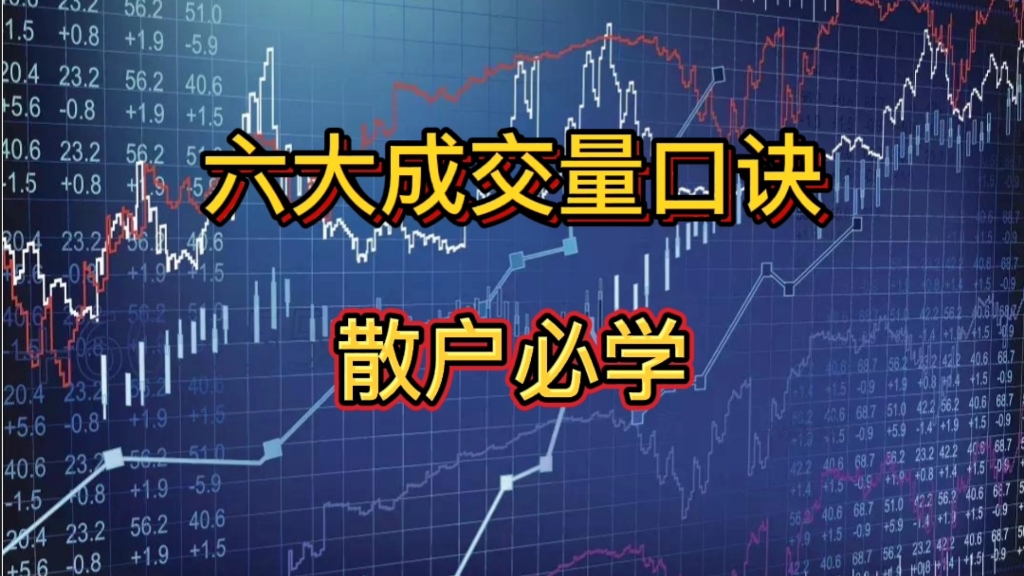 六大成交量口诀,散户必学