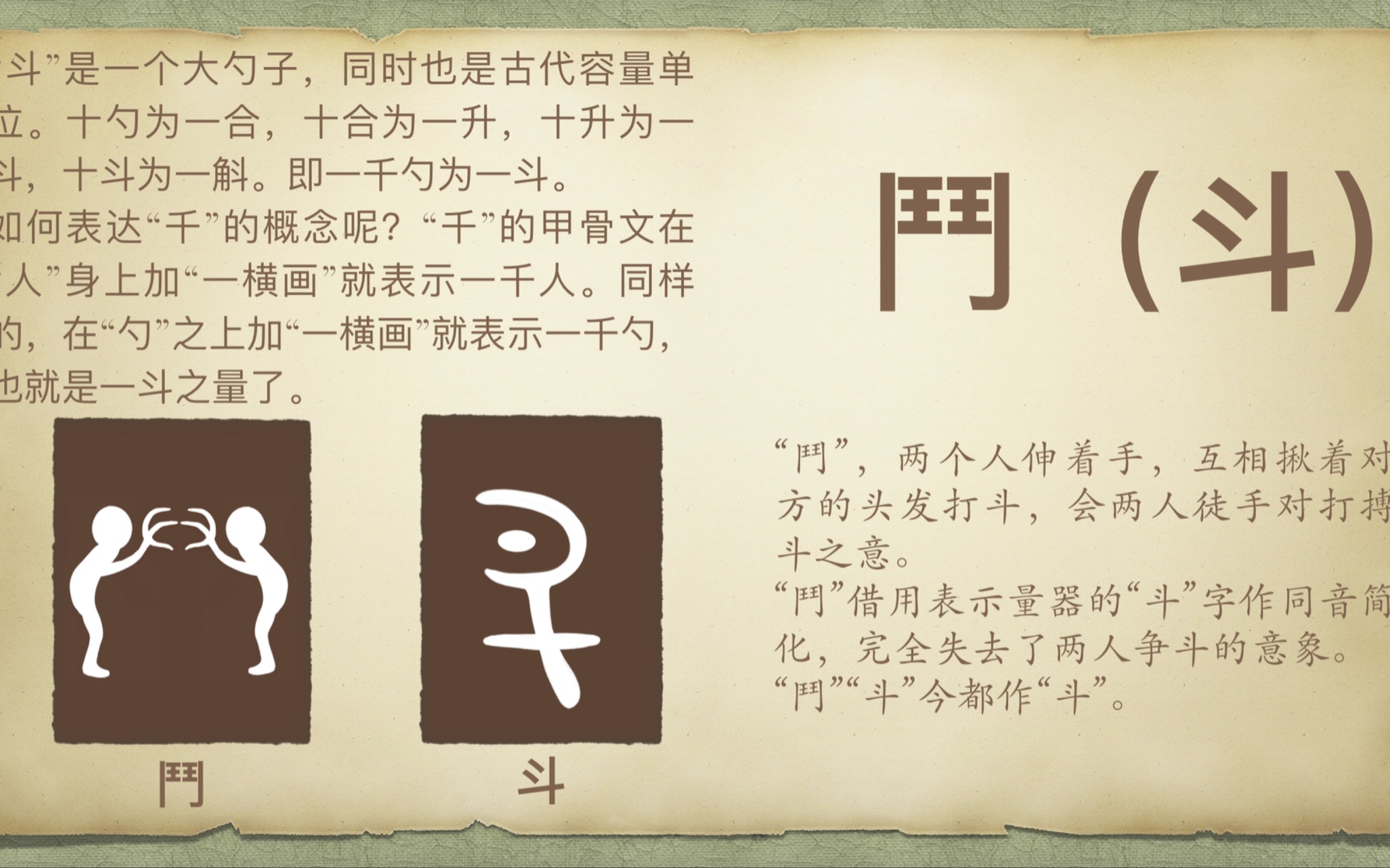 说文解字#鬥