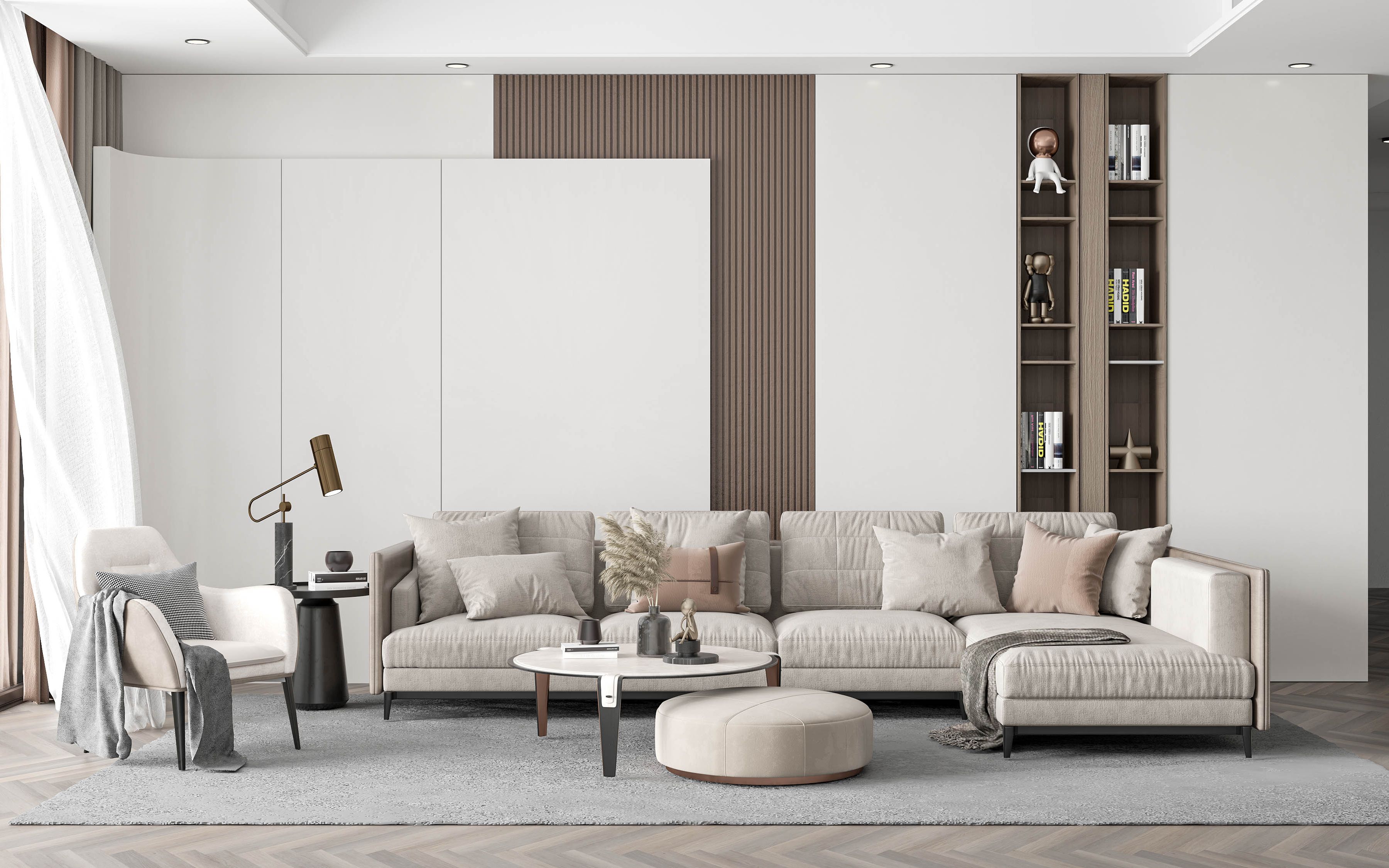 【vip】高质量案例03-c4d-corona渲染器--客厅场景渲染-01_哔哩哔哩