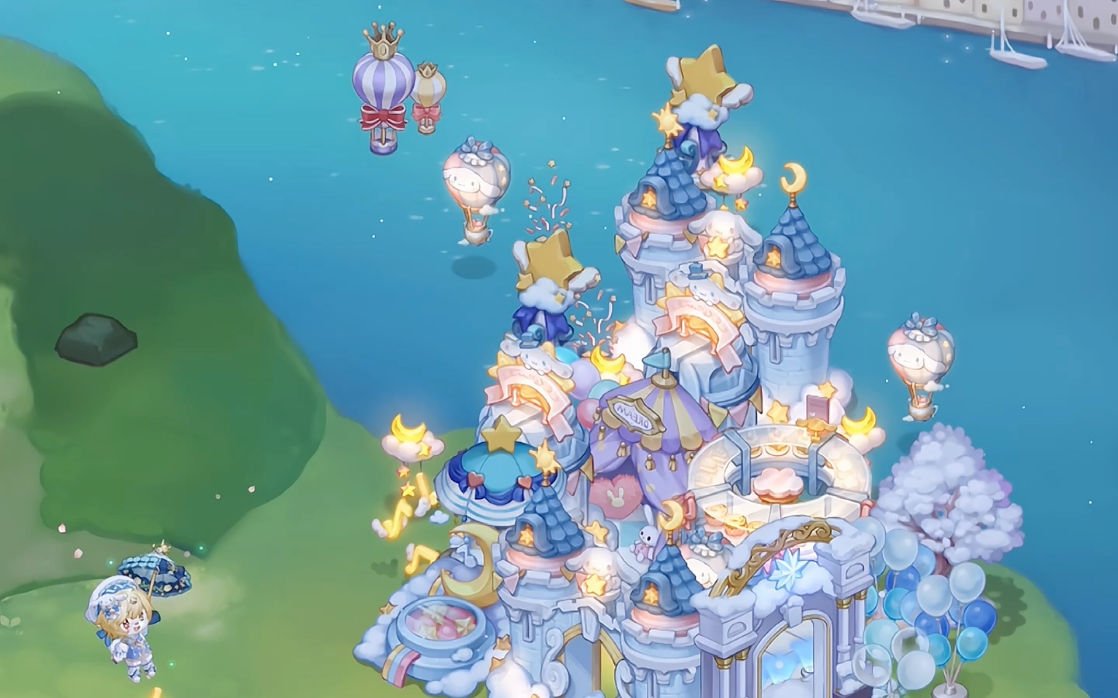 奥比岛装修-大耳狗城堡|详细教程(包含卡bug