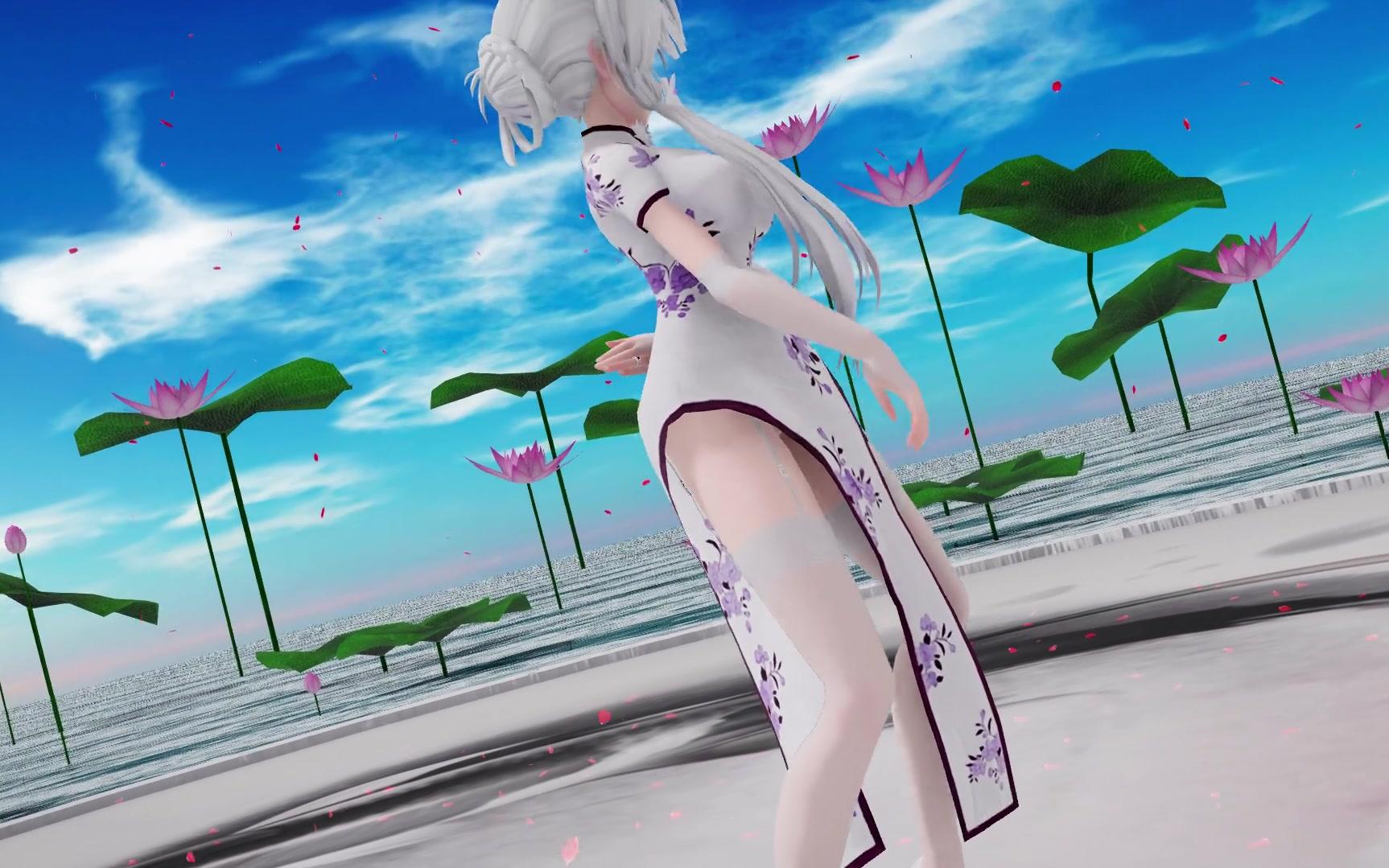 【mmd】桃花旗袍_哔哩哔哩 (゜-゜)つロ 干杯~-bilibili