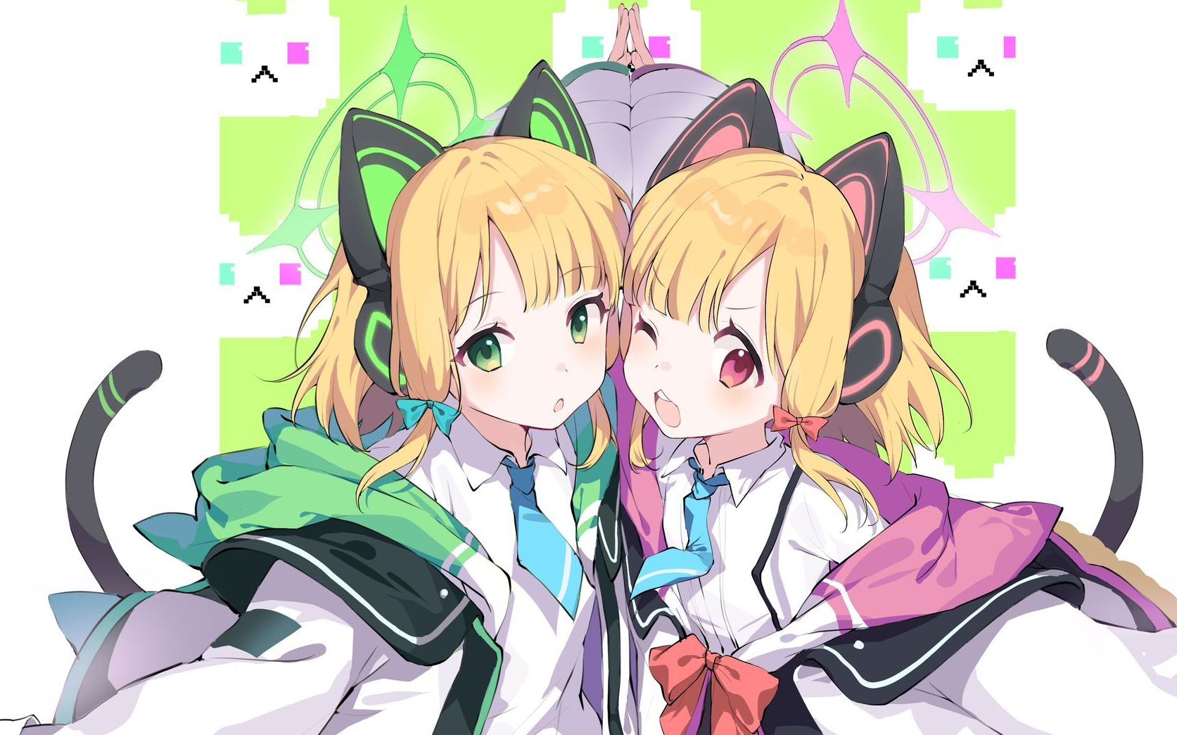 【直播录屏】画个小桃小绿