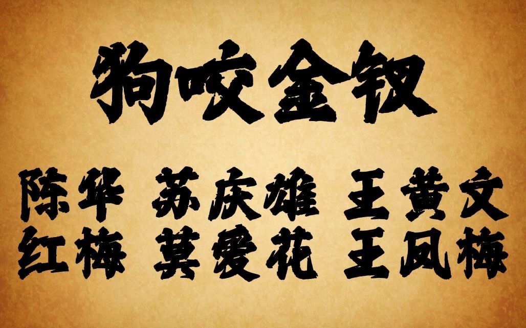 琼剧老唱片 狗咬金钗 陈华 红梅 莫爱华 苏庆雄 王黄文 王凤梅哔哩哔哩bilibili