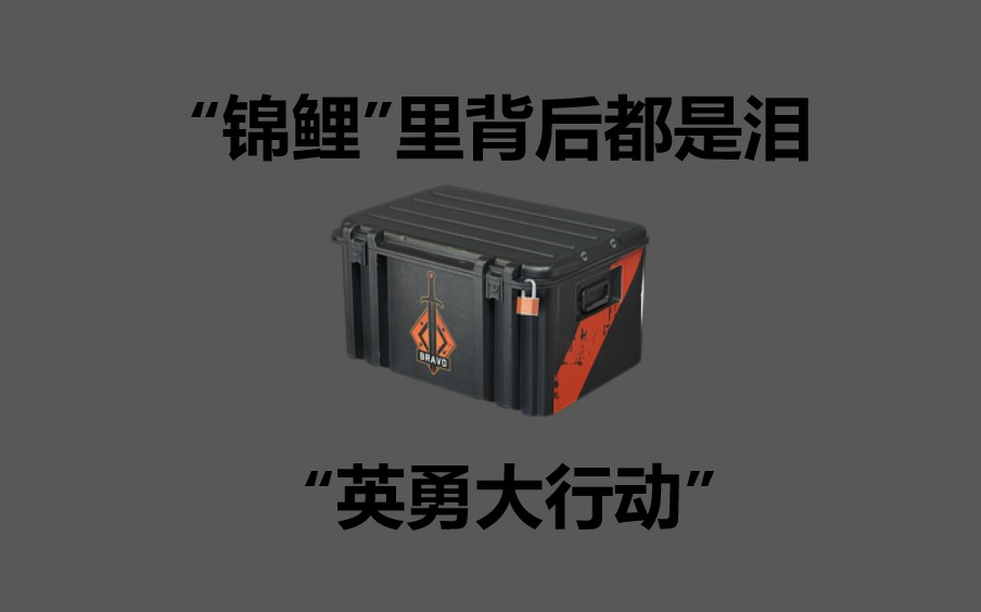活动作品csgo英勇大行动武器箱锦鲤背后都是泪
