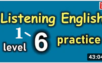 [图]Youtube英语听力训练课程1-6级合辑English Listening Practice Level （1-6）