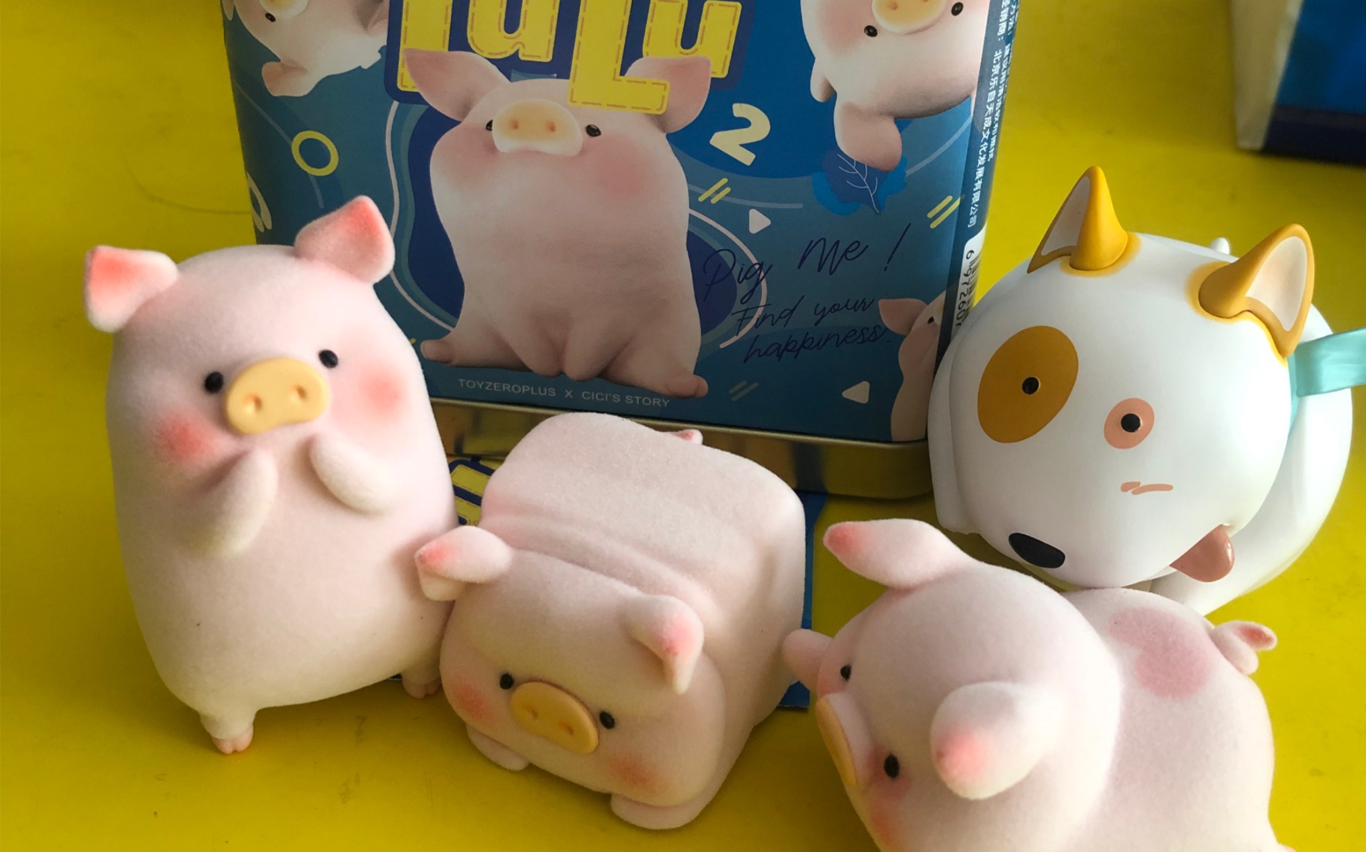可爱的lulu猪2系列开箱 罐头猪_哔哩哔哩_bilibili