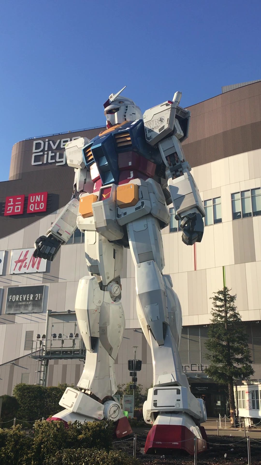 日本东京台场1:1高达表演 rx-78_哔哩哔哩 (゜-゜)つロ 干杯~-bili
