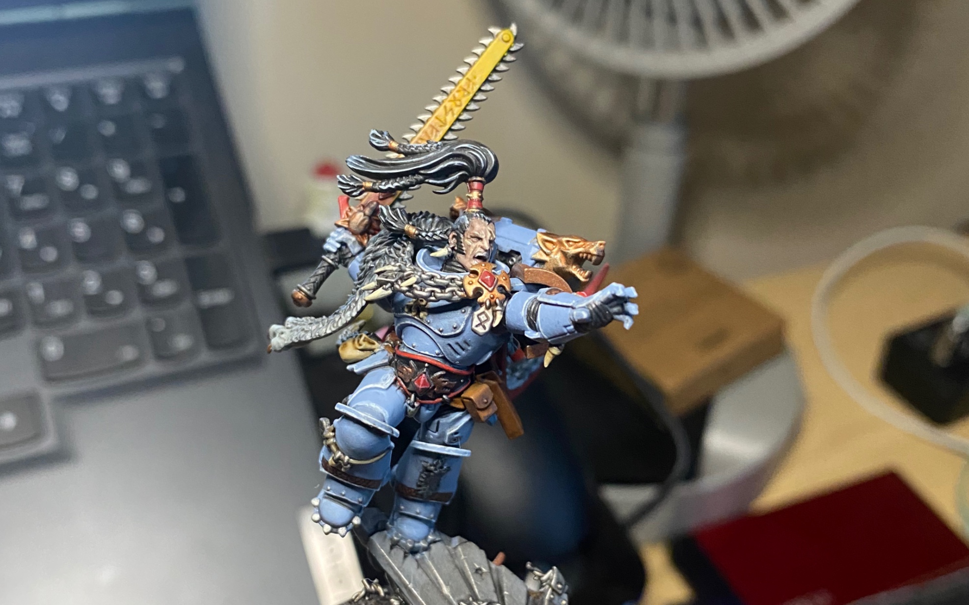 战锤40k 太空野狼ragnar blackmane 拉格纳·黑鬃