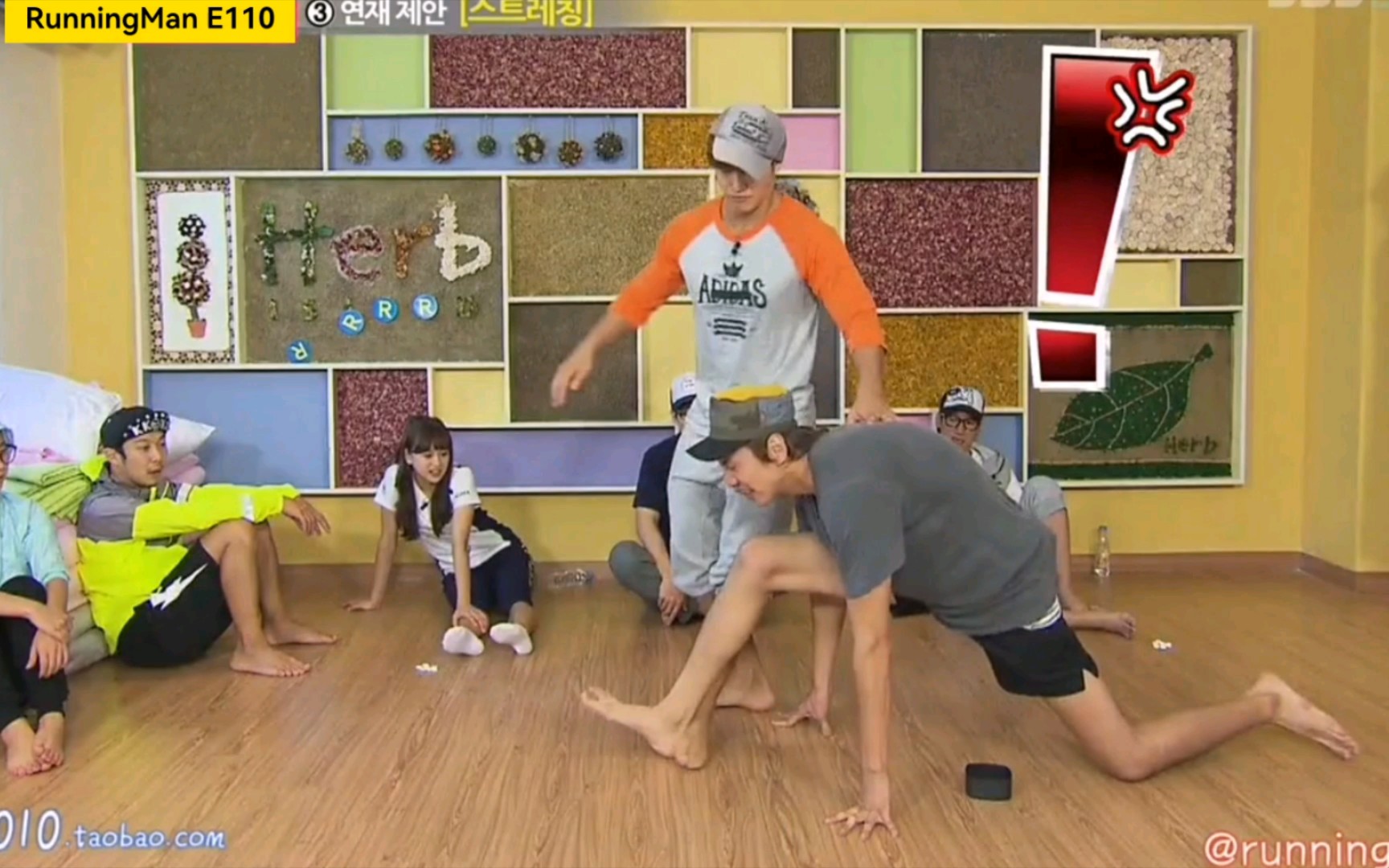 李光洙:我就是个坏了的机器人!#runningman!