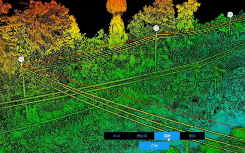 无人机电力巡检-m300 l1激光雷达三维建模