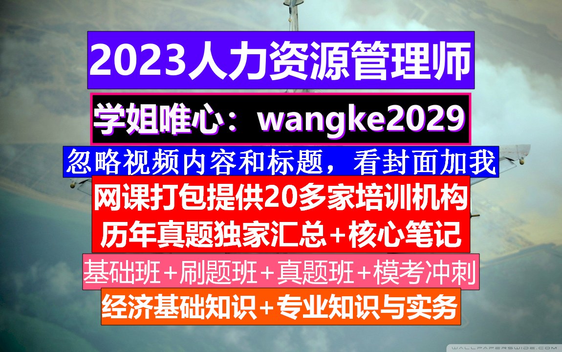 人力资源管理师.人力资源公司招聘简章,人力资源考试试卷哔哩哔哩bilibili