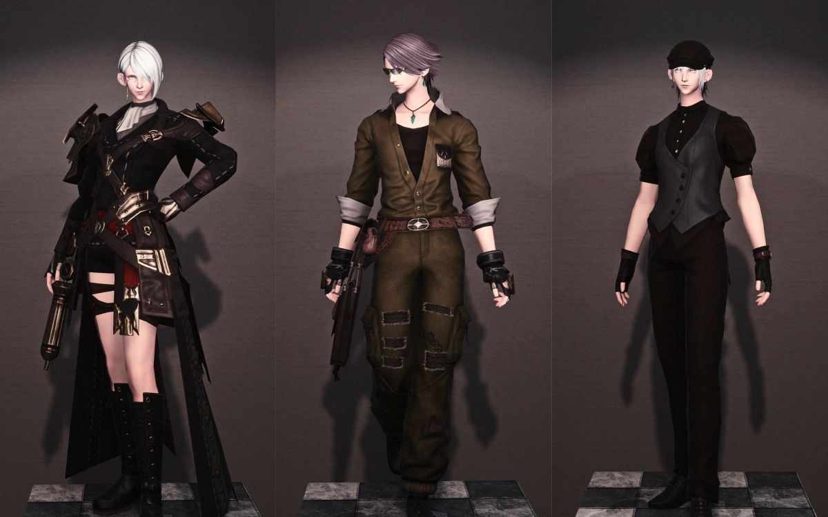 【ff14】无性别穿搭·女精幻化分享-假日威妹冰川日菜-默认收藏夹