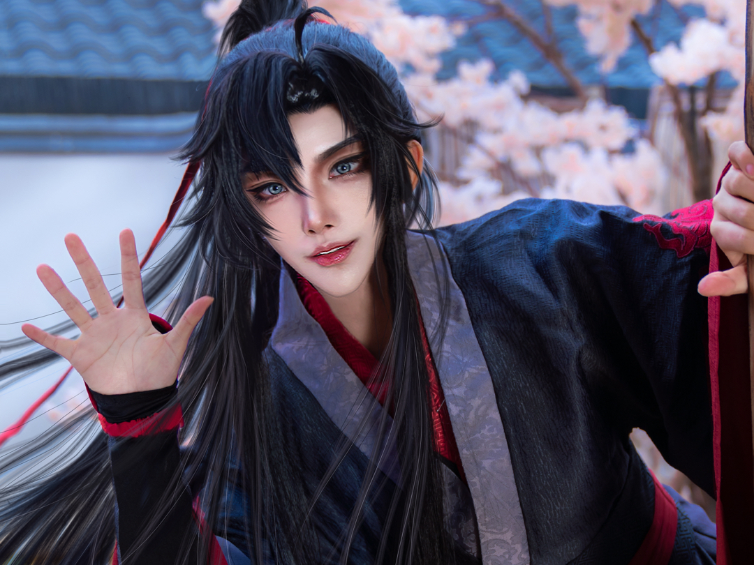 “ 含光君~好久不见. ”【魔道祖师/魏无羡cos /白未ALI 】哔哩哔哩bilibili