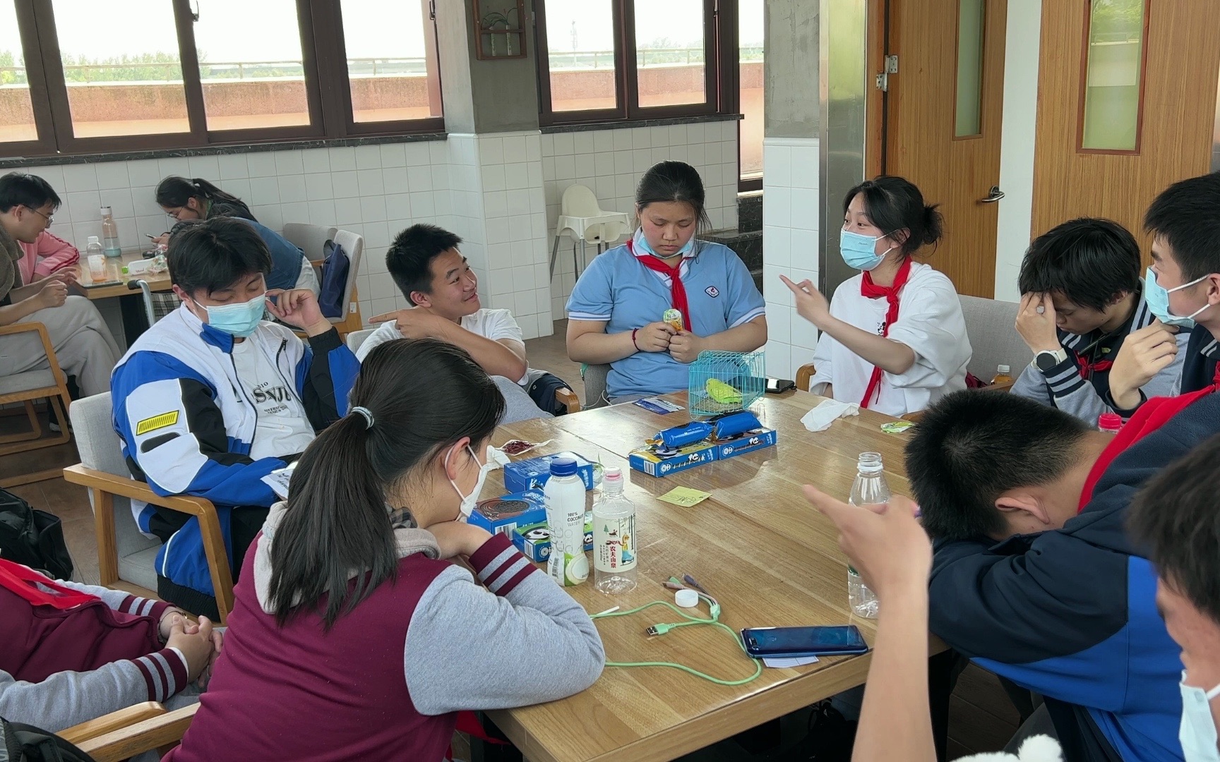 曲阳第二中学九年级三班某某组春游2023(8)【狼人杀第二局上】