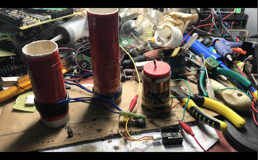 用mos管场效应管做的单管自激特斯拉线圈