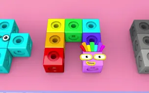 Video herunterladen: 数字积木：Numberblocks Puzzle ASMR RAIN season 1 episode its Numberblocks 200 Mathlin