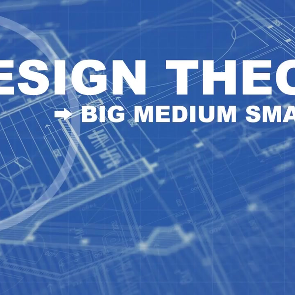 Design Theory: Big Medium Small 