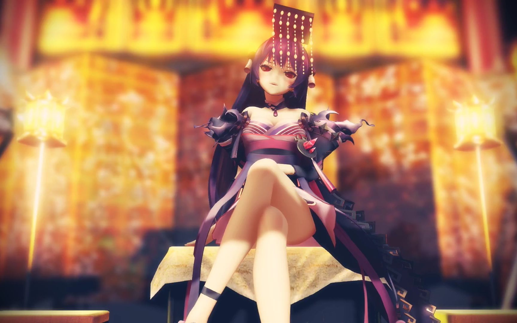 【mmd1080p】萌王ex-秦始皇跑跑跑 - marine_bloomin[结尾图下载]