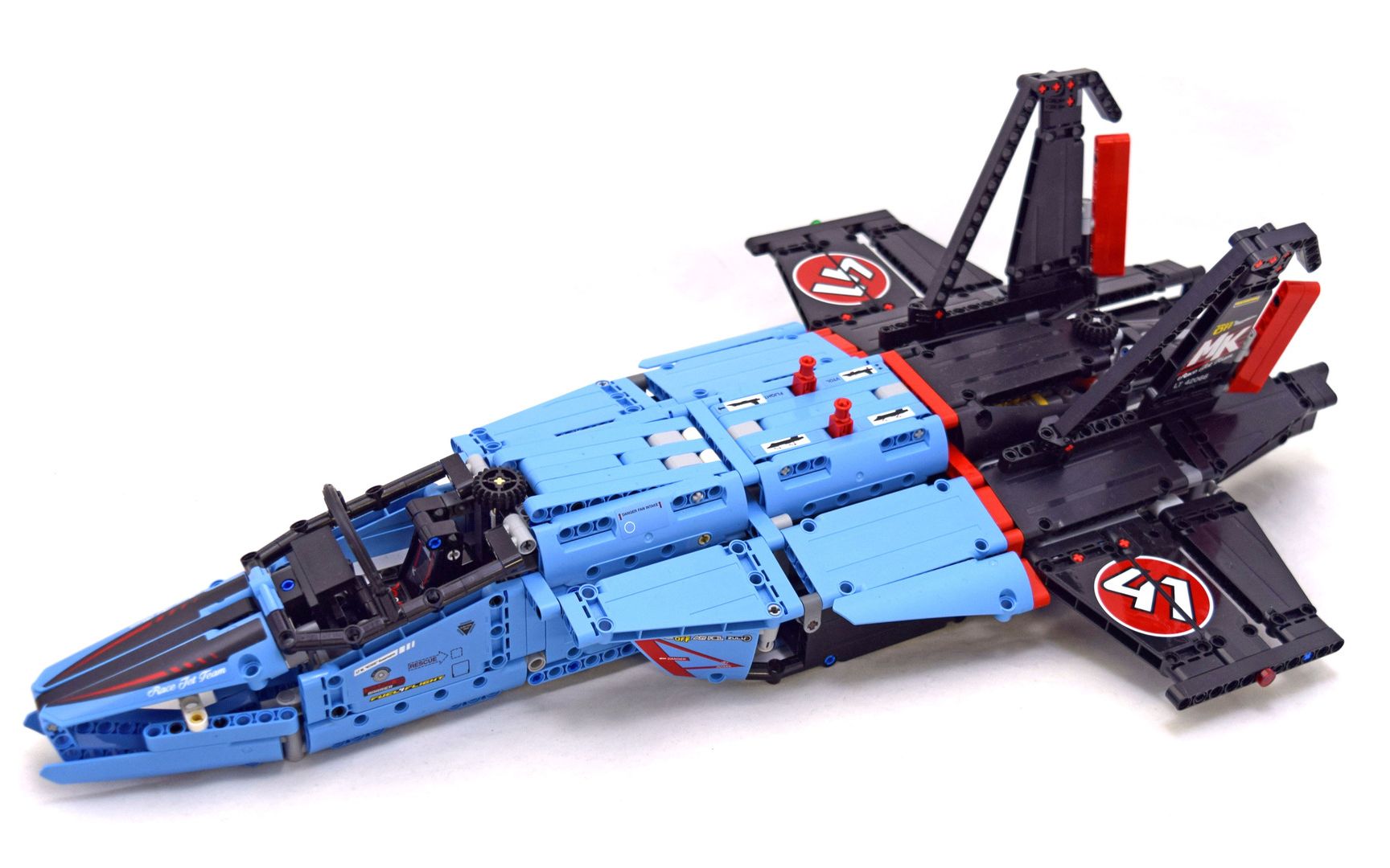 乐高lego42066科技机械组空中竞速喷气式飞机2017速拼评测