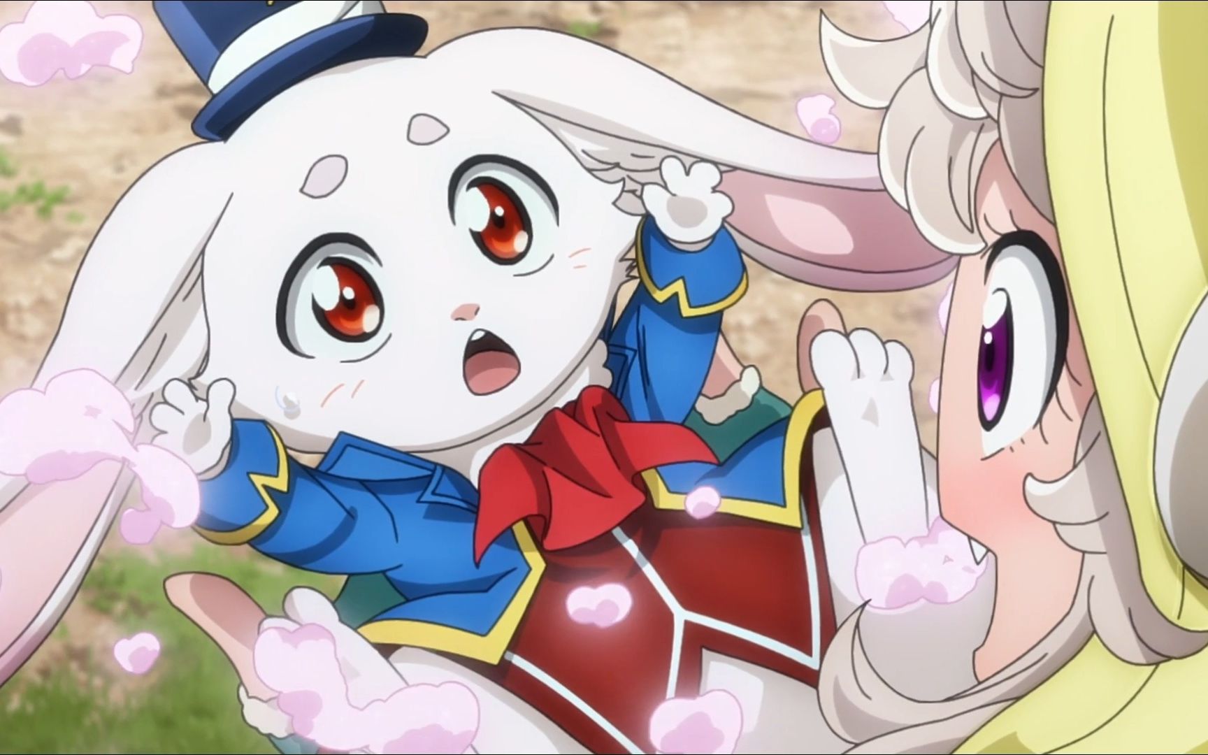 兔娘太可爱了,白毛少女顿时变态起来了