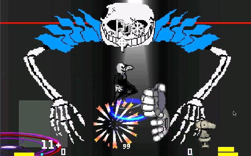 【undertale mugen】传说之下人物技能释放第二期