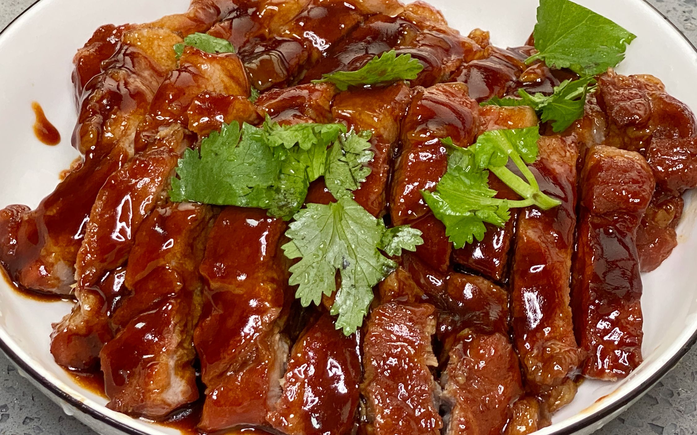 叉烧这样做简单好吃,无需腌制快速出锅,很适合家庭做_哔哩哔哩_bili