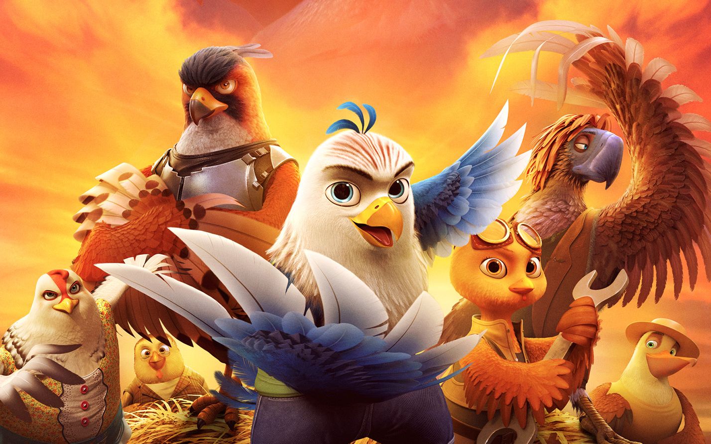 鸡群养大一只鹰动画电影老鹰抓小鸡终极版预告片