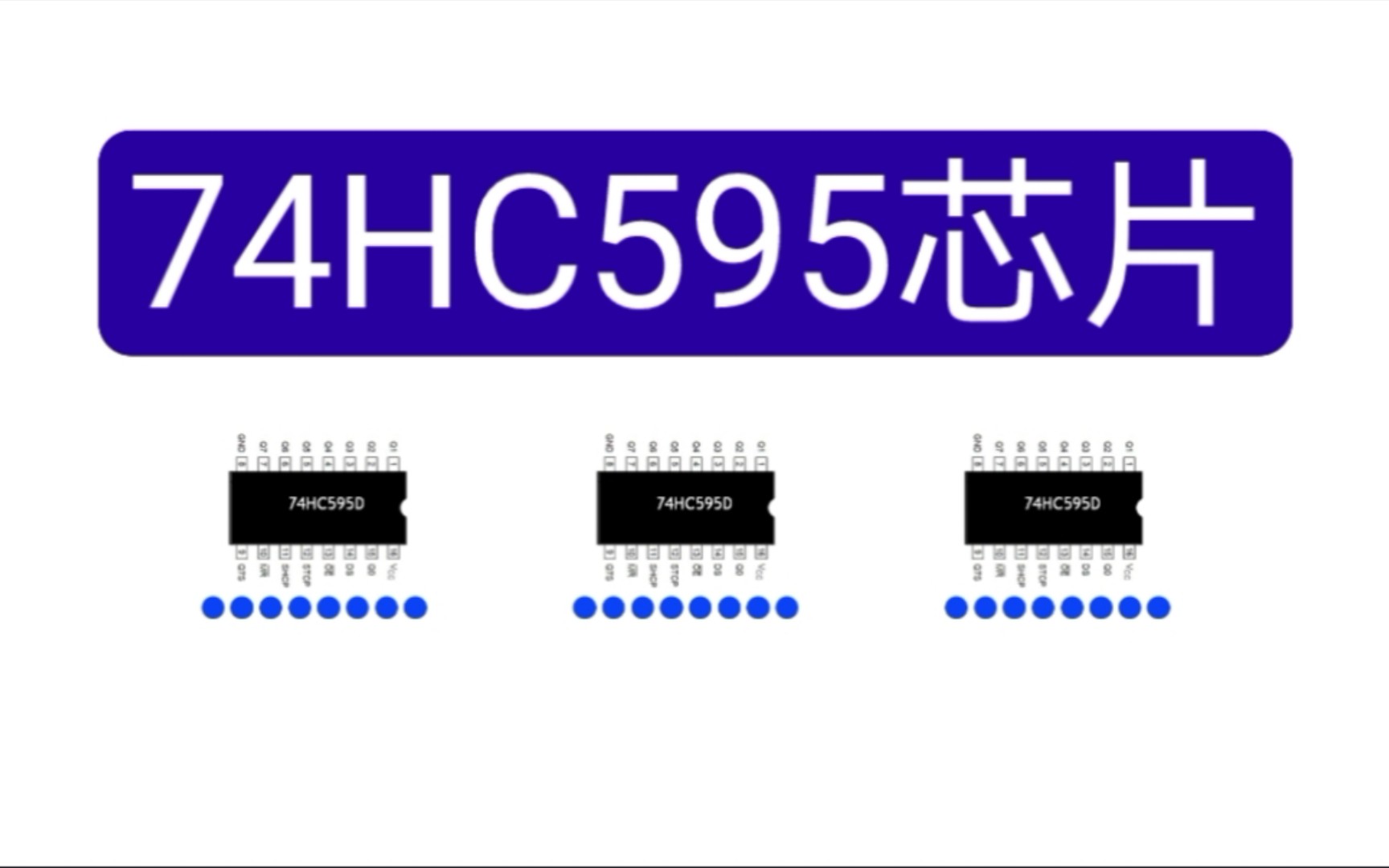 74HC595芯片哔哩哔哩bilibili