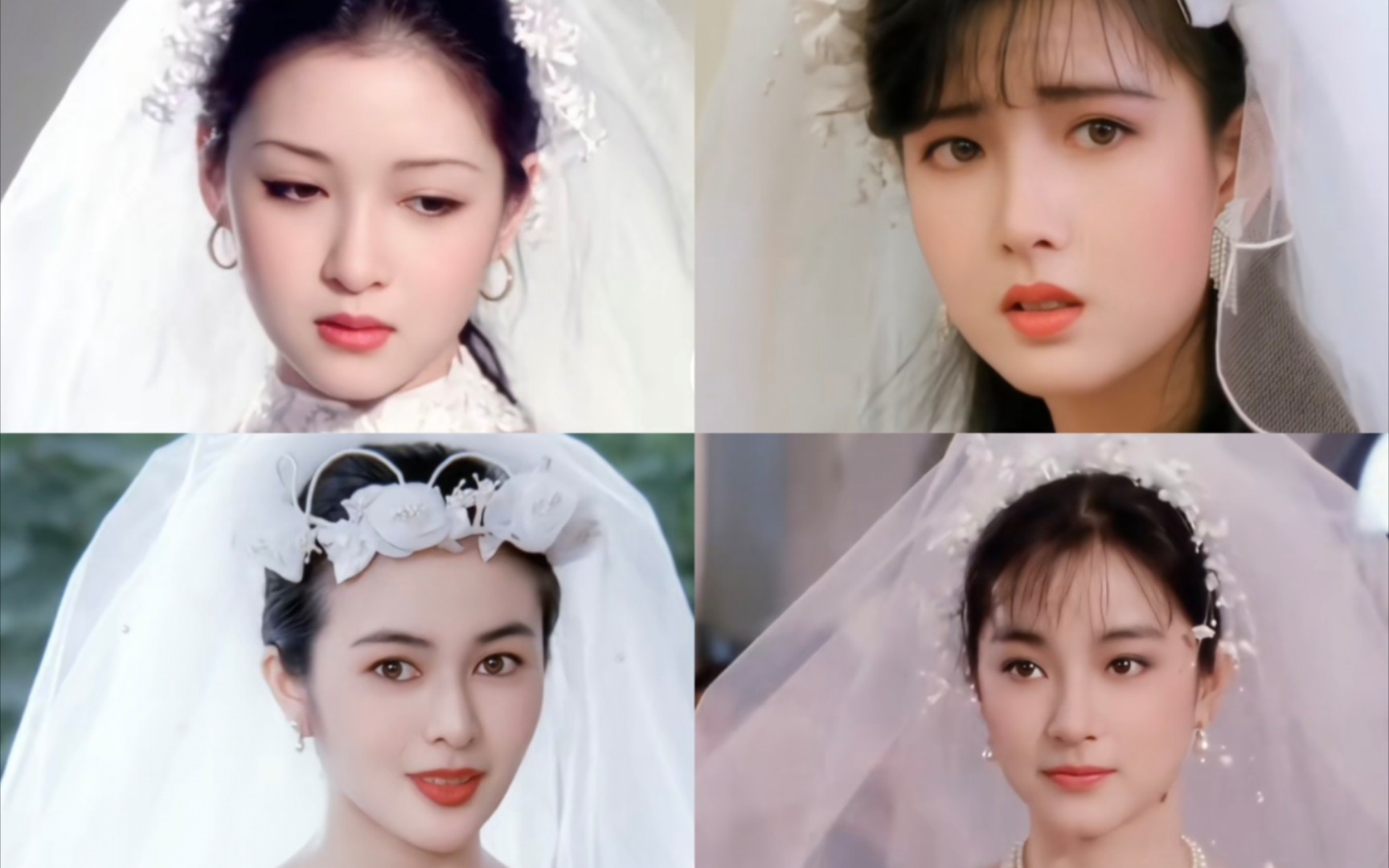 港星婚纱图鉴,谁惊艳到你#港星#婚纱#女神