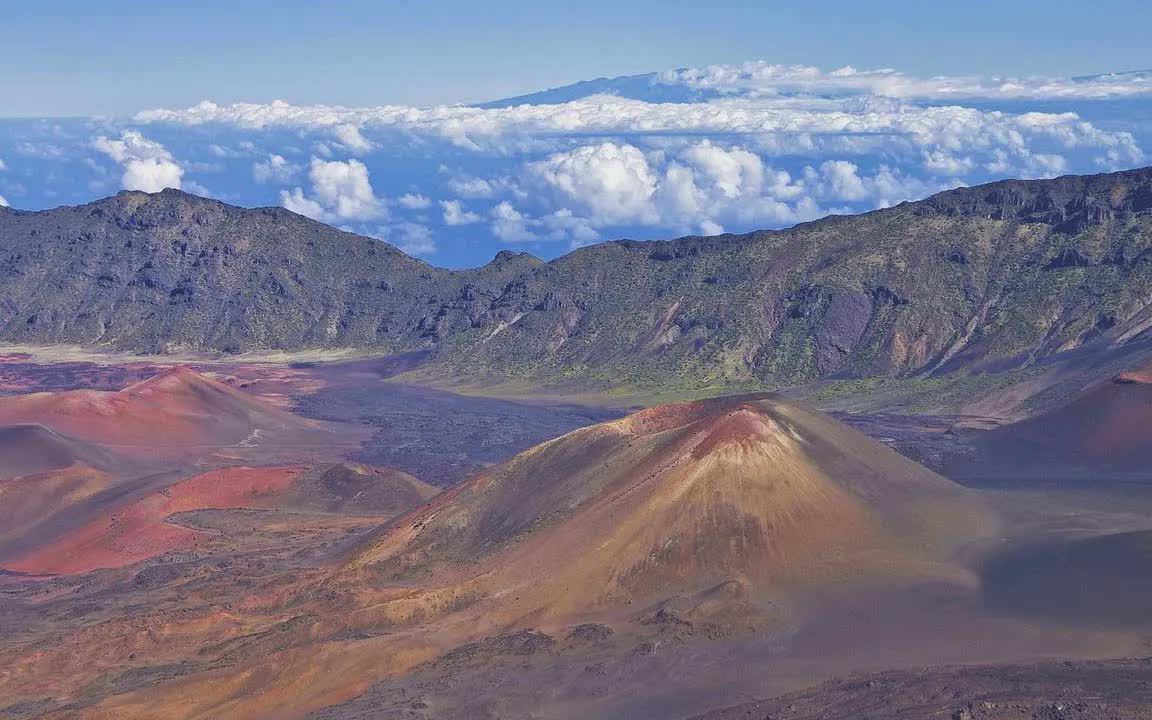 【自然奇觀】夏威夷的活火山毛伊島的haleakala