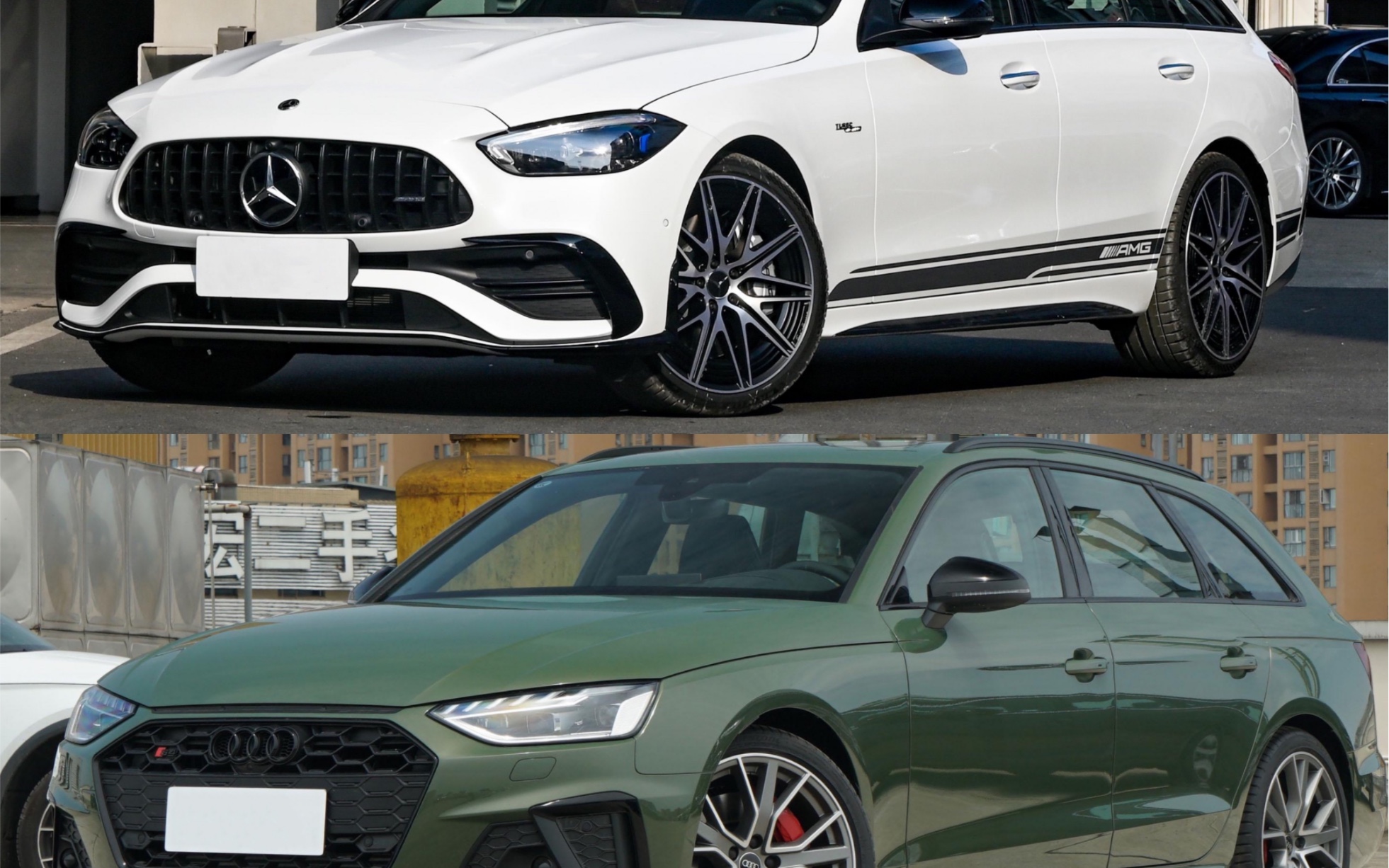 两款主流的瓦罐车奔驰新款c43旅行版和奥迪s4 avant到底怎么选?