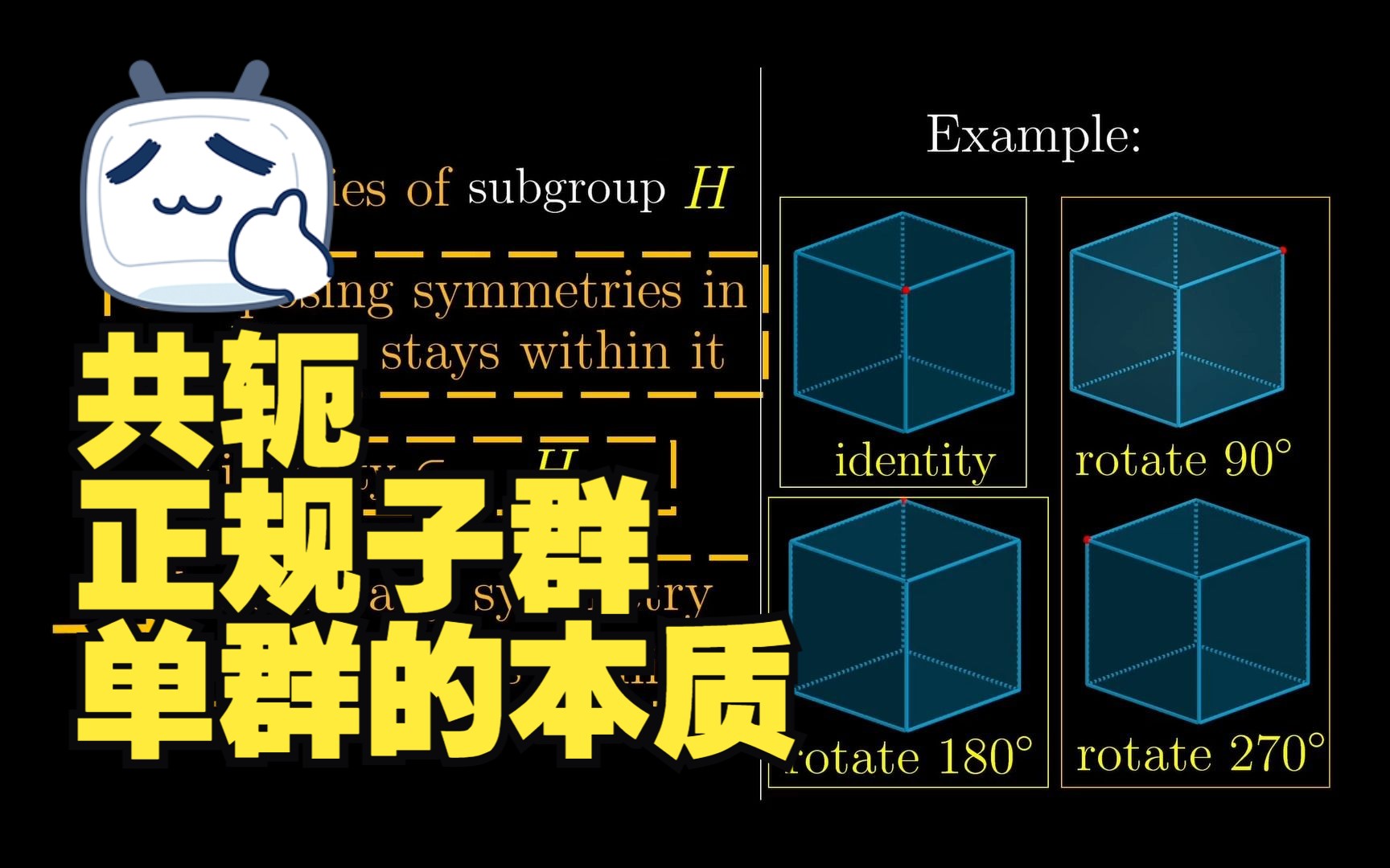 共轭、正规子群和单群的本质哔哩哔哩bilibili