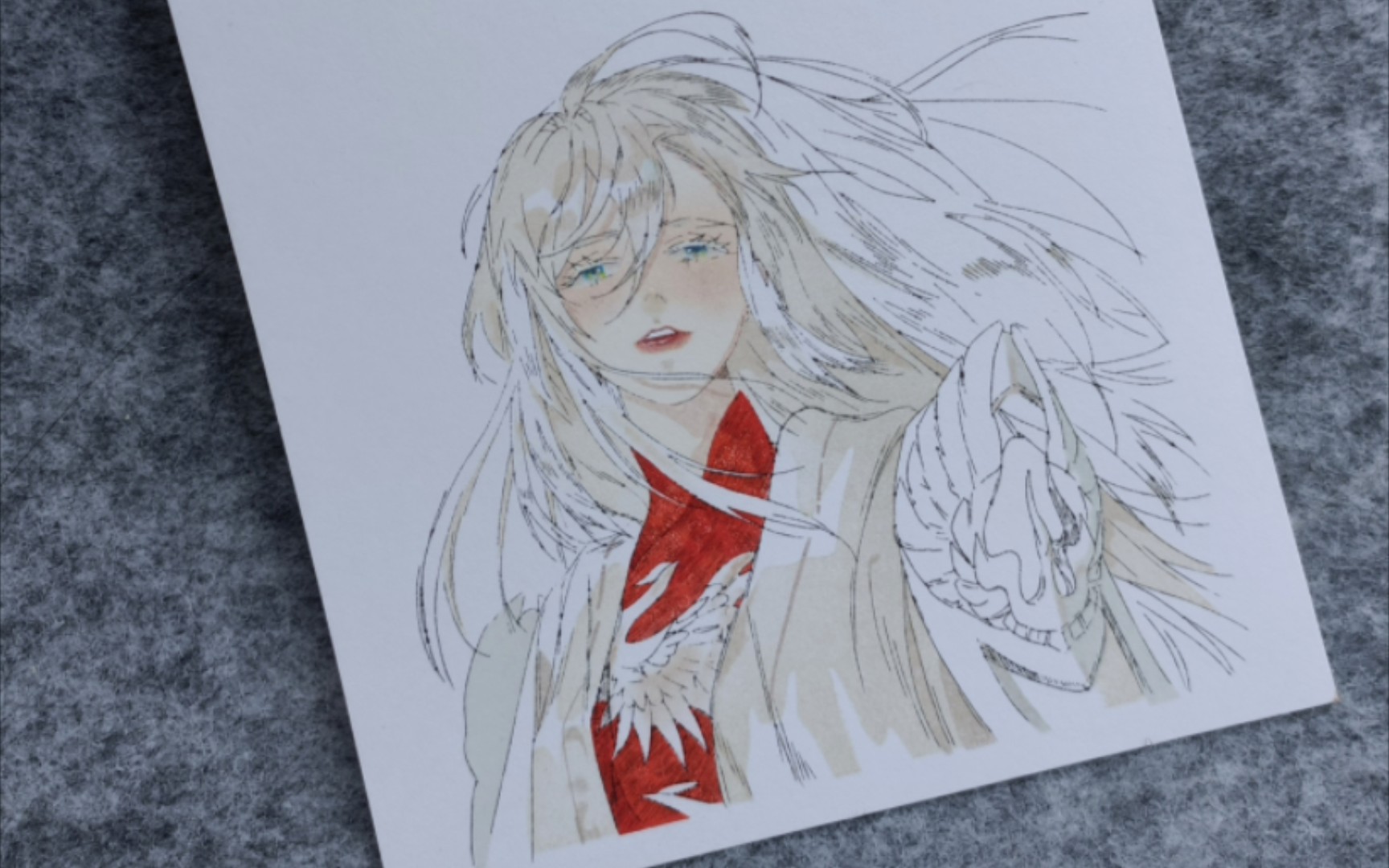 橡皮章套色王者荣耀李白