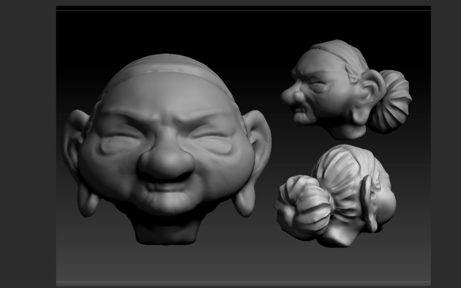 ZBrush Old Women哔哩哔哩bilibili