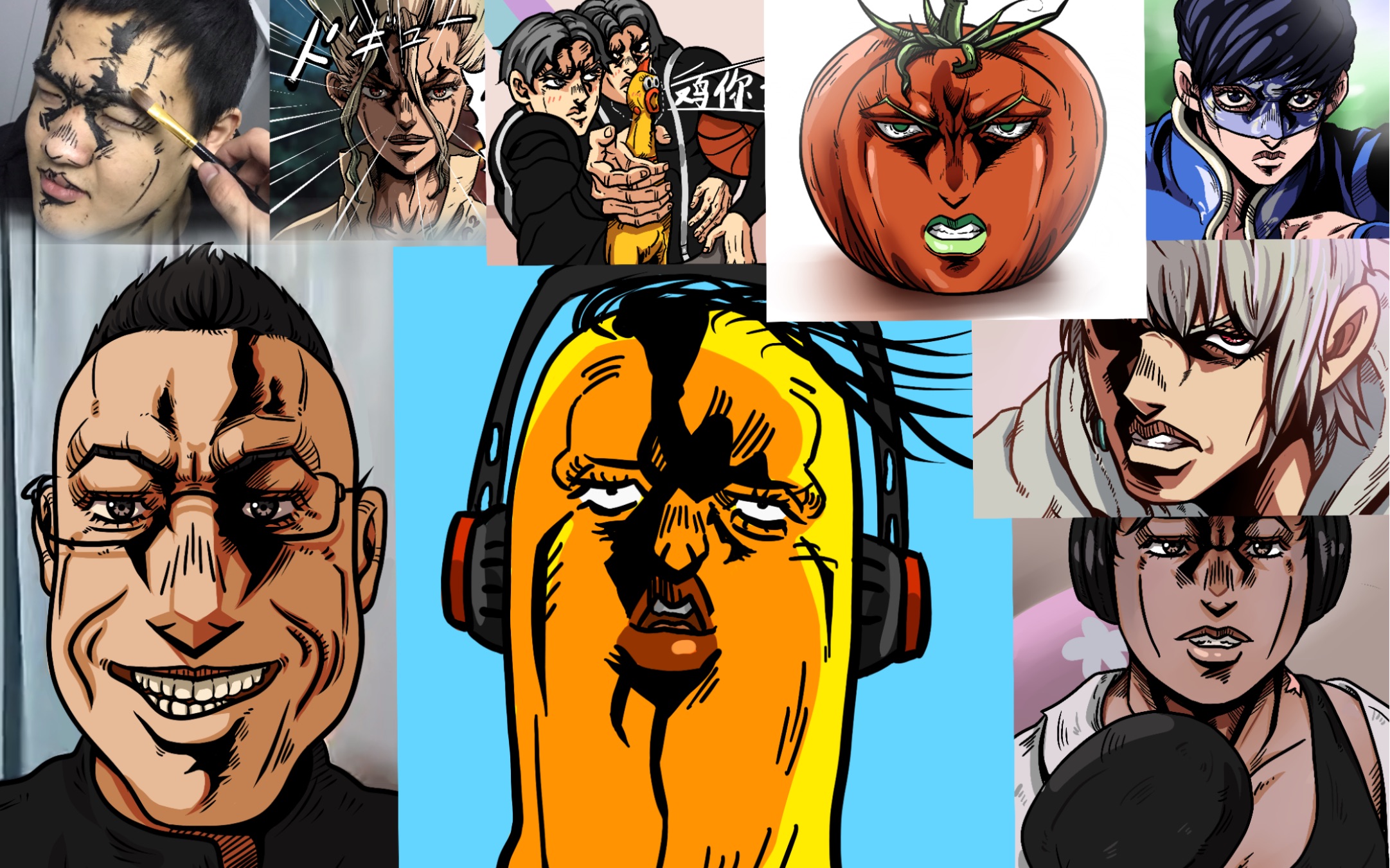 jojo画风/荒木线教程来了!