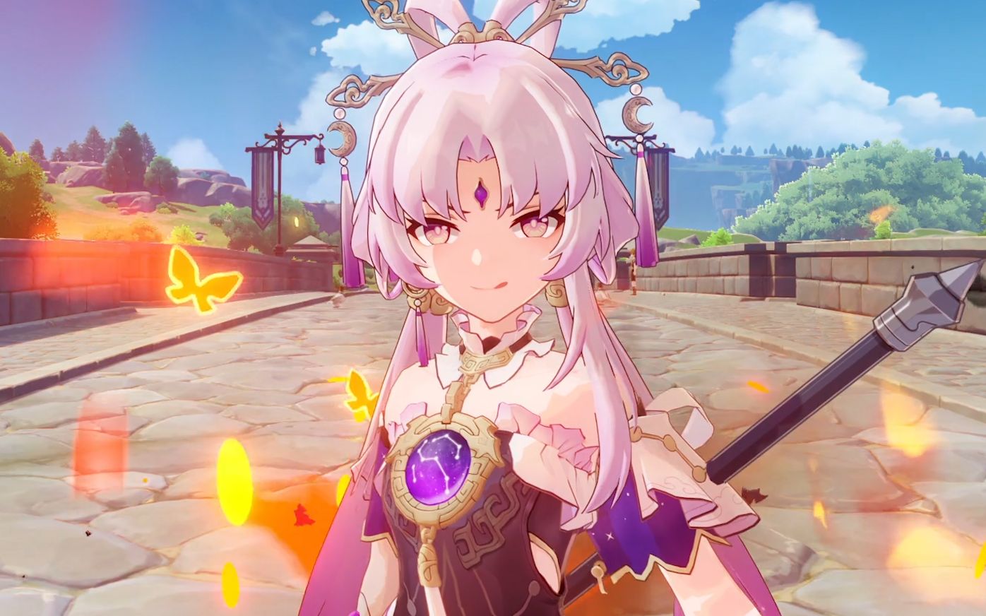 《原神》角色演示-「符玄:轰轰火花」-动画区的守墓人-默认收藏夹