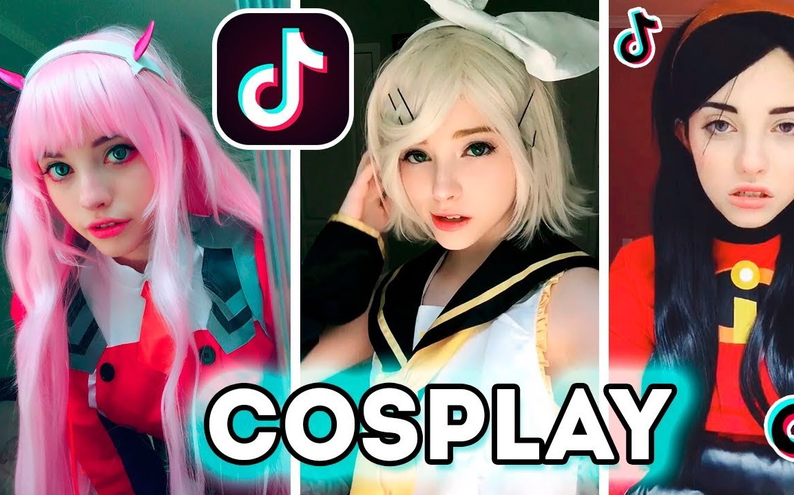 这些可爱的外国妹子用抖音玩起了cosplay