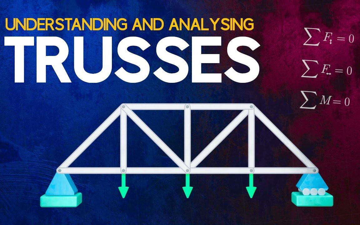[图]桁(héng)架（受力分析 应用 可视化 结构力学基础）-Understanding系列视频（熟肉）