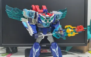 Tải video: 简单分享190 TAV-61 神力擎天柱迷你套装 领袖的挑战 rid2015 GOD OPTIMUS PRIME MICRON 超合体套装