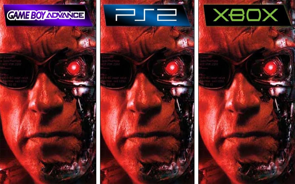 [图]《终结者3：机器的觉醒》（2003年） GBA vs PS2 vs Xbox 游戏对比