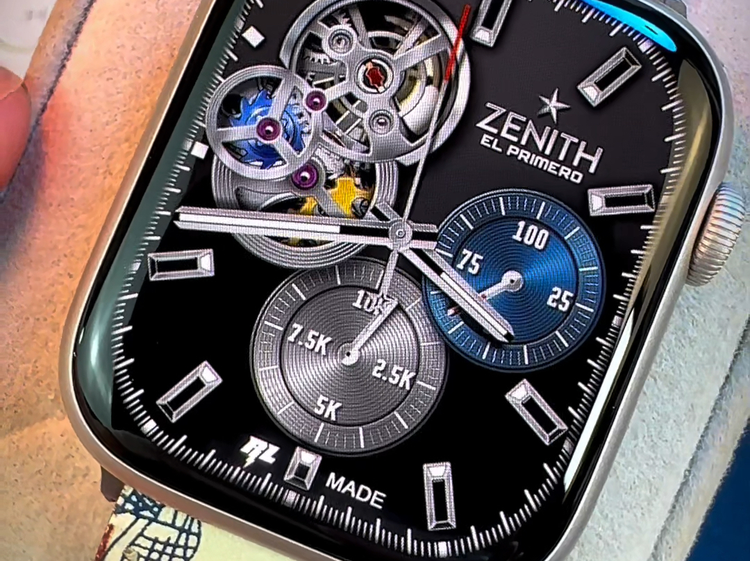 高级逼真机械效果苹果iwatch表盘