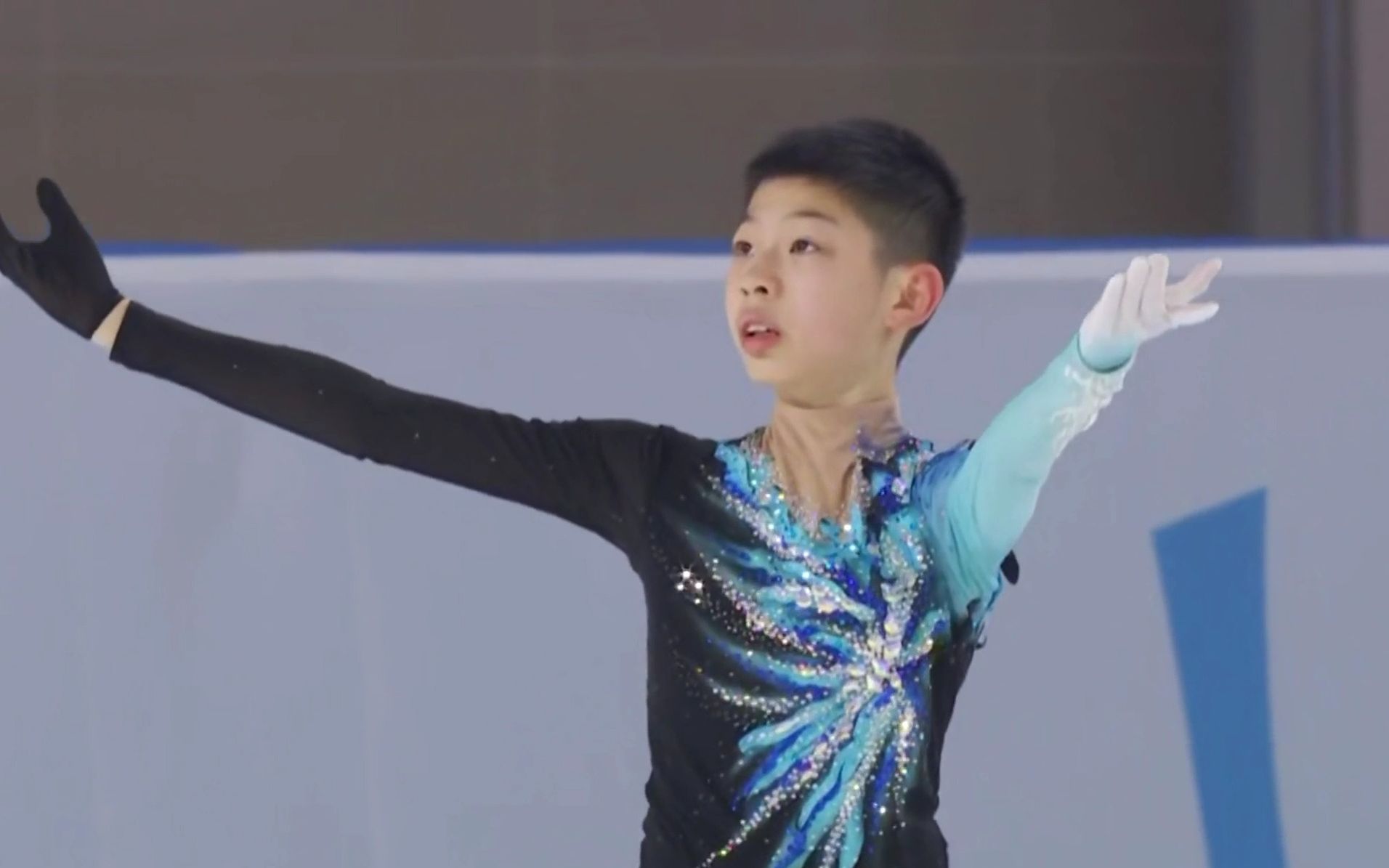 张瑞洋 浩泰小男单 甲组短节目 2023/2024赛季全国花样滑冰少年锦标赛