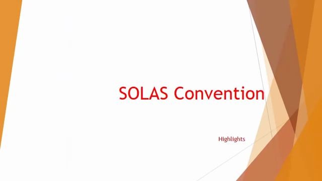 [图]SOLAS CONVENTION（索拉斯公约）