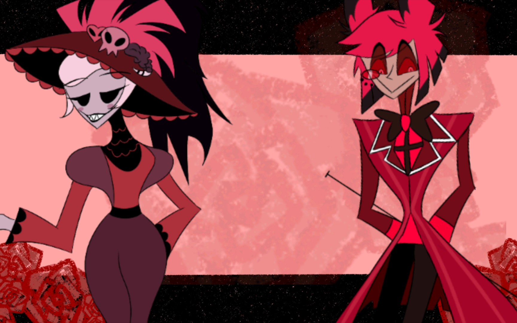 【地狱客栈/alastor and rosie】posin meme